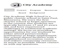 Tablet Screenshot of cityacademy.org
